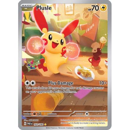 Plusle - 193/182 193 - SV04 Paradox Rift Holofoil