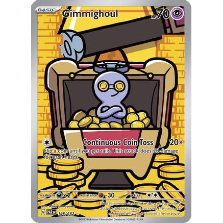 Gimmighoul - 198/182 198 - SV04 Paradox Rift Holofoil