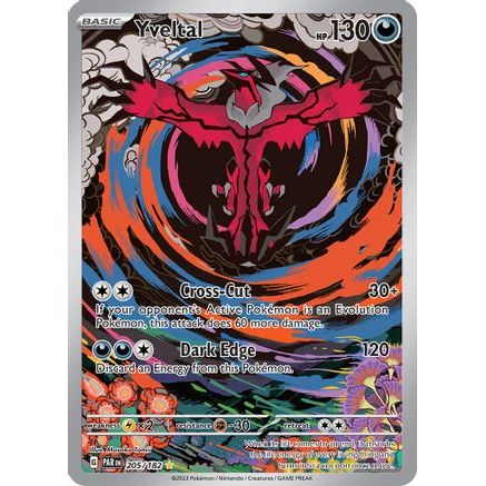 Yveltal - 205/182 205 - SV04 Paradox Rift Holofoil