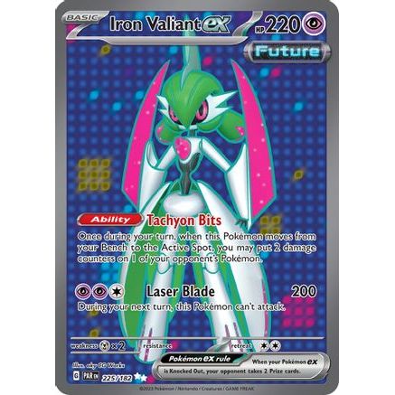 Iron Valiant ex - 225/182 225 - SV04 Paradox Rift Holofoil