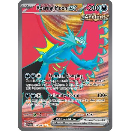 Roaring Moon ex - 229/182 229 - SV04 Paradox Rift Holofoil