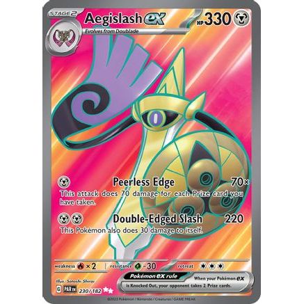 Aegislash ex - 230/182 230 - SV04 Paradox Rift Holofoil