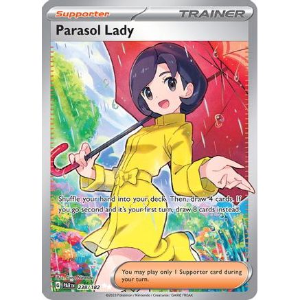 Parasol Lady - 238/182 238 - SV04 Paradox Rift Holofoil