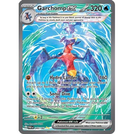 Garchomp ex - 245/182 245 - SV04 Paradox Rift Holofoil