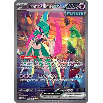 Iron Valiant ex - 249/182 249 - SV04 Paradox Rift Holofoil