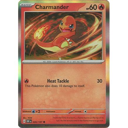 Charmander - 026/197 26 - Miscellaneous Cards & Products Holofoil