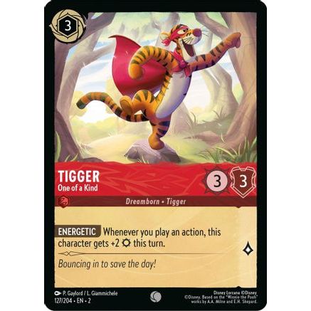 Tigger - One of a Kind (127/204) - Rise of the Floodborn Cold Foil