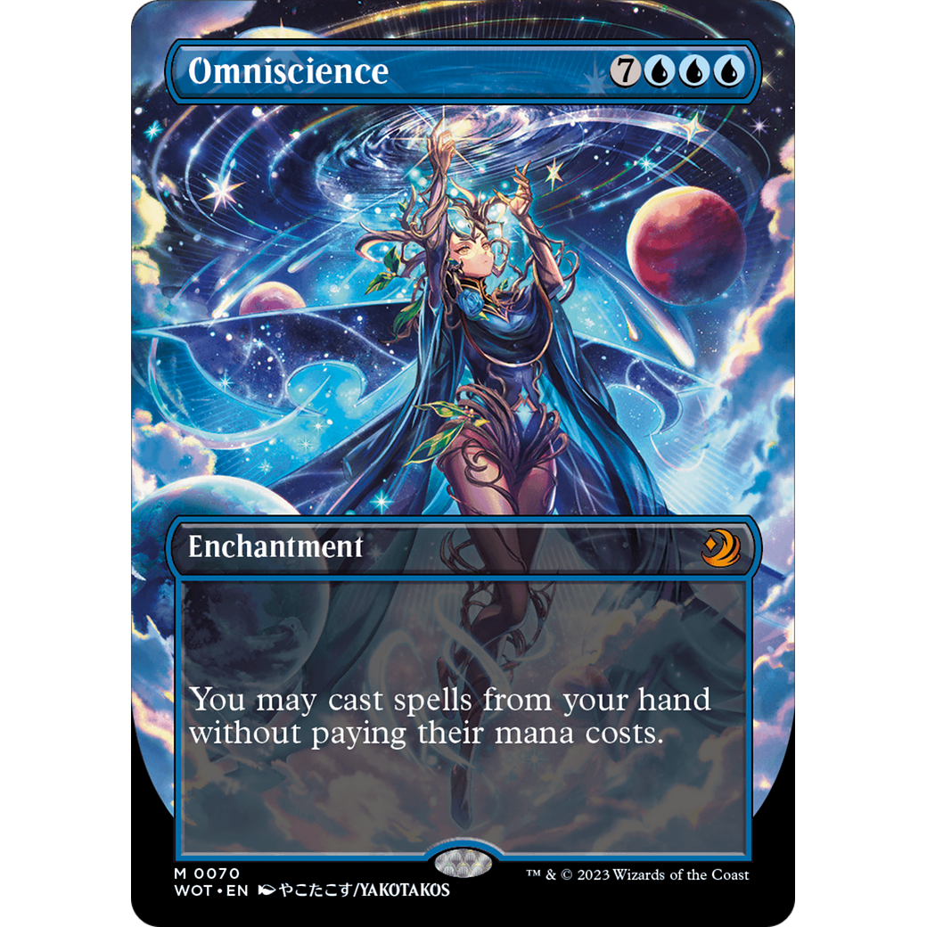 Omniscience (WOT-070) - Wilds of Eldraine: Enchanting Tales (Borderless)
