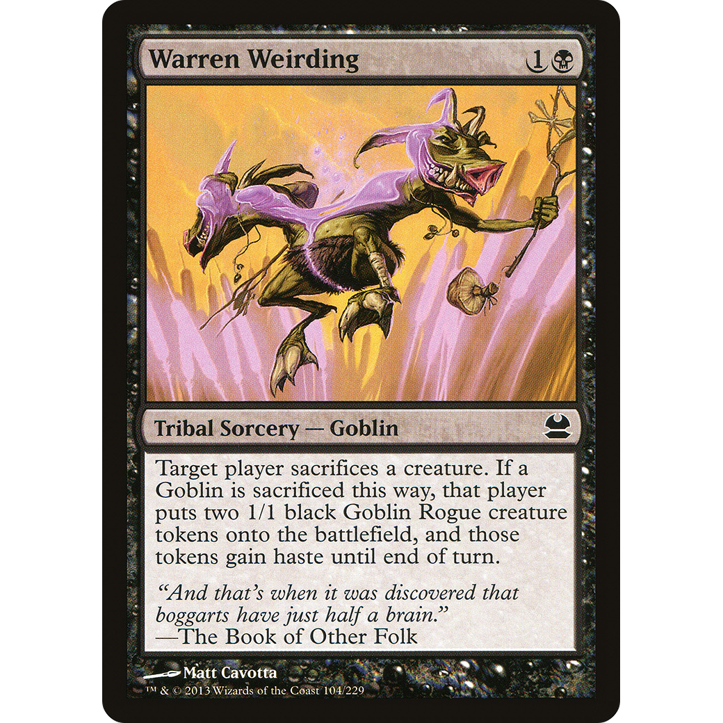 Warren Weirding (MMA-104) - Modern Masters Foil