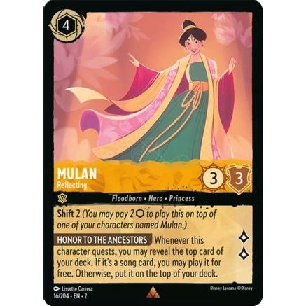 Mulan - Reflecting (16/204) - Rise of the Floodborn Cold Foil