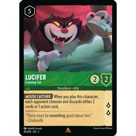 Lucifer - Cunning Cat (85/204) - Rise of the Floodborn Cold Foil