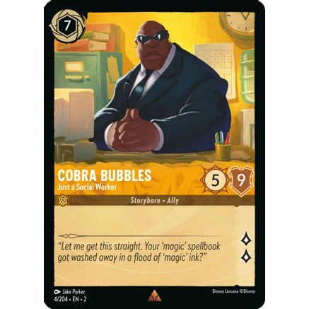 Cobra Bubbles - Just a Social Worker (4/204) - Rise of the Floodborn Cold Foil