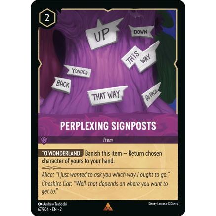 Perplexing Signposts (67/204) - Rise of the Floodborn Cold Foil