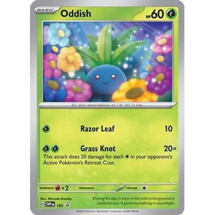 Oddish - 102 102 - SV Scarlet & Violet Promo Cards