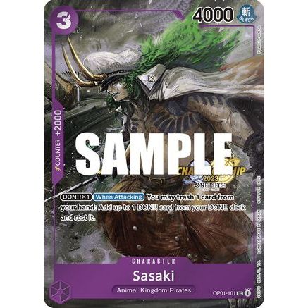 Sasaki (CS 2023 Event Pack) (OP01-101) - One Piece Promotion Cards Foil