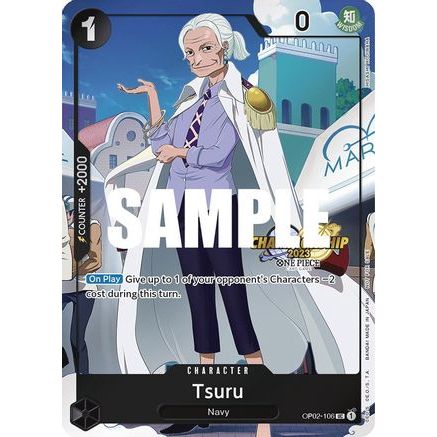 Tsuru (CS 2023 Event Pack) (OP02-106) - One Piece Promotion Cards Foil
