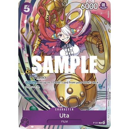 Uta (CS 2023 Event Pack) (P-031) - One Piece Promotion Cards Foil