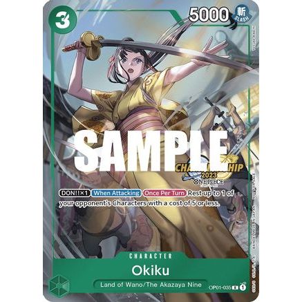 Okiku (CS 2023 Celebration Pack) (OP01-035) - One Piece Promotion Cards Foil