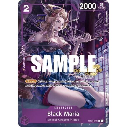 Black Maria (CS 2023 Celebration Pack) (ST04-011) - One Piece Promotion Cards Foil