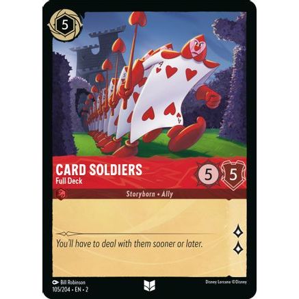 Card Soldiers - Full Deck (105/204) - Rise of the Floodborn Cold Foil