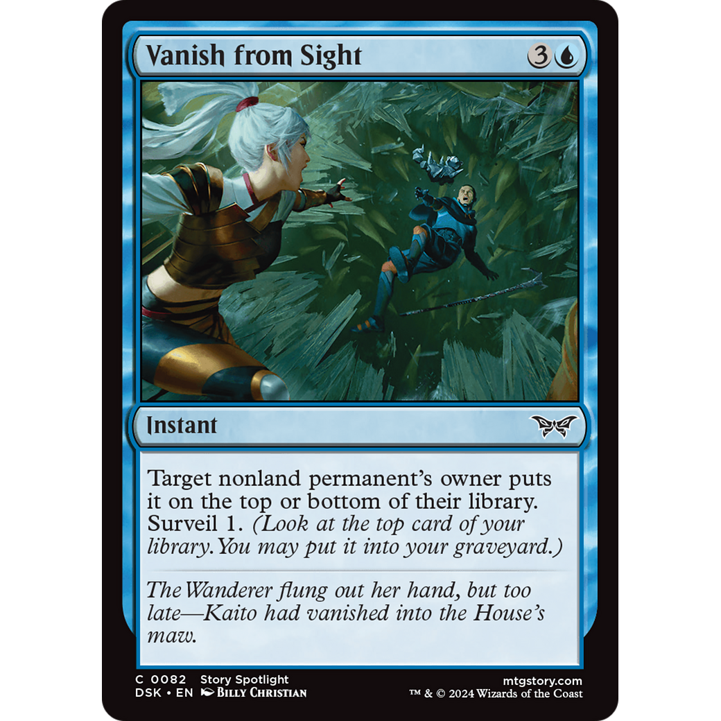 Vanish from Sight (DSK-082) - Duskmourn: House of Horror Foil