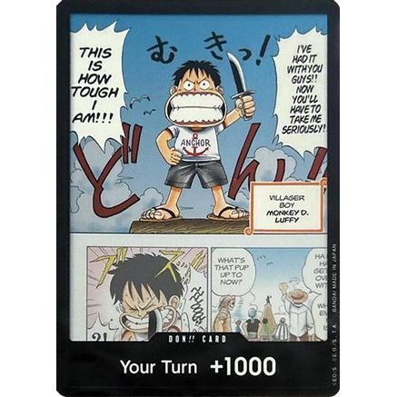 DON!! Card (Young Luffy) (Devil Fruits Collection Vol. 1) - One Piece Promotion Cards Foil