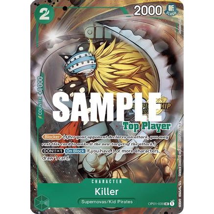 Killer (CS 2023 Top Players Pack) (OP01-039) - One Piece Promotion Cards Foil