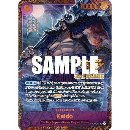 Kaido (CS 2023 Trophy Card) [3rd Place] (ST04-003) - One Piece Promotion Cards