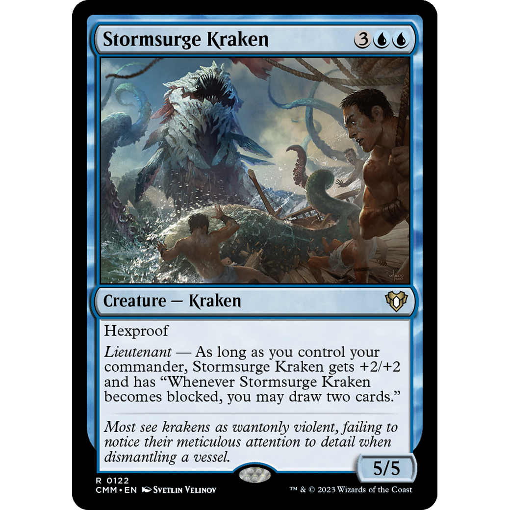 Stormsurge Kraken (CMM-122) - Commander Masters