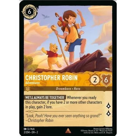 Christopher Robin - Adventurer (2/204) - Rise of the Floodborn Cold Foil