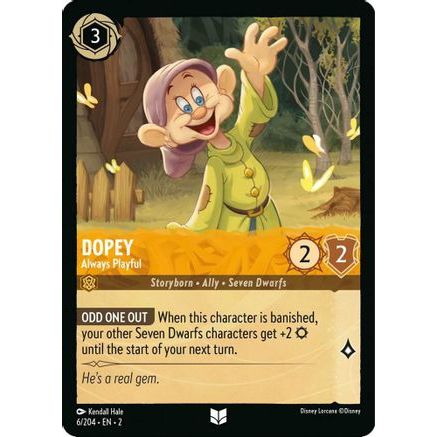 Dopey - Always Playful (6/204) - Rise of the Floodborn Cold Foil