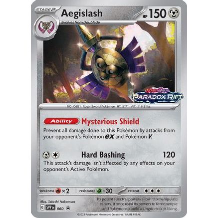 Aegislash - 060 (Prerelease) 60 - SV Scarlet & Violet Promo Cards Holofoil