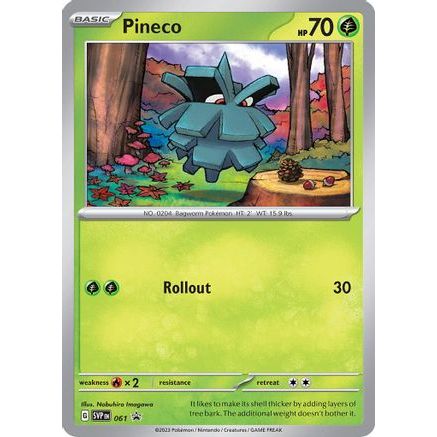 Pineco - 061 61 - SV Scarlet & Violet Promo Cards Holofoil