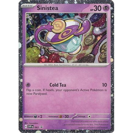 Sinistea - 062 62 - SV Scarlet & Violet Promo Cards Holofoil