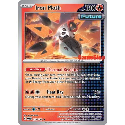 Iron Moth - 028/182 (Gamestop Promo) 28 - Miscellaneous Cards & Products Reverse Holofoil