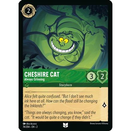 Cheshire Cat - Always Grinning (74/204) - Rise of the Floodborn Cold Foil
