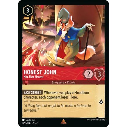 Honest John - Not That Honest (109/204) - Rise of the Floodborn Cold Foil