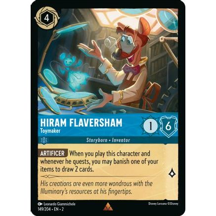 Hiram Flaversham - Toymaker (149/204) - Rise of the Floodborn Cold Foil