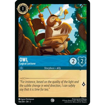 Owl - Logical Lecturer (156/204) - Rise of the Floodborn Cold Foil