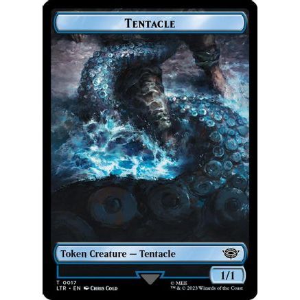 Tentacle // Food (0023) Double-Sided Token (Surge Foil) (LTR-17 // 23) - The Lord of the Rings: Tales of Middle-earth Foil