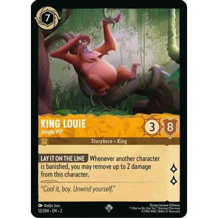 King Louie - Jungle VIP (12/204) - Rise of the Floodborn Cold Foil