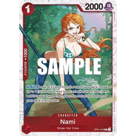 Nami - OP01-016 (Ultra Deck: The Three Captains) (OP01-016) - One Piece Promotion Cards Foil