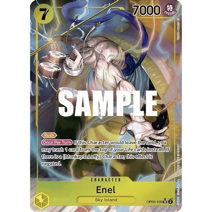 Enel (100) (Alternate Art) (OP05-100) - Awakening of the New Era Foil