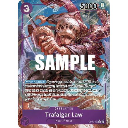 Trafalgar Law (Alternate Art) (069) (OP05-069) - Awakening of the New Era Foil