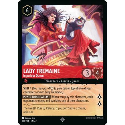Lady Tremaine - Imperious Queen (110/204) - Rise of the Floodborn Cold Foil