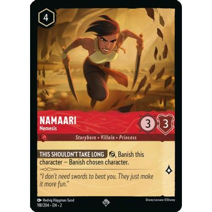 Namaari - Nemesis (118/204) - Rise of the Floodborn Cold Foil