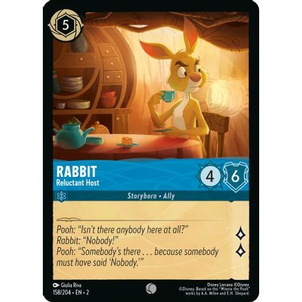 Rabbit - Reluctant Host (158/204) - Rise of the Floodborn Cold Foil