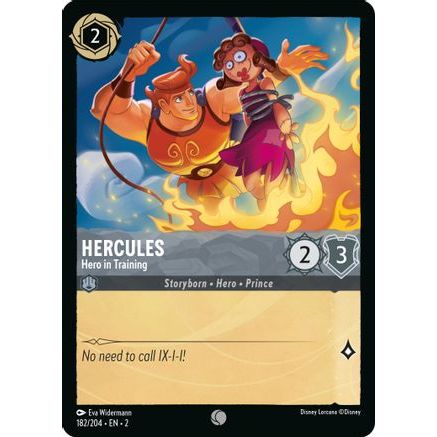 Hercules - Hero in Training (182/204) - Rise of the Floodborn Cold Foil