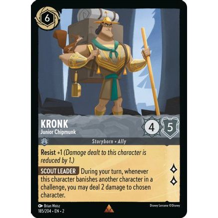 Kronk - Junior Chipmunk (185/204) - Rise of the Floodborn Cold Foil