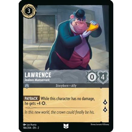 Lawrence - Jealous Manservant (186/204) - Rise of the Floodborn Cold Foil